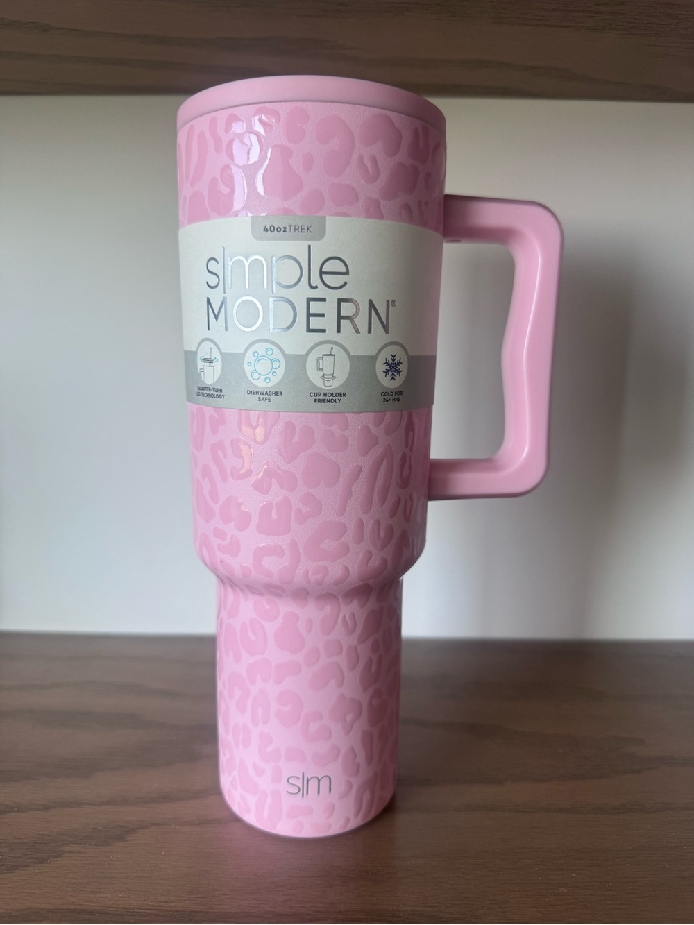 Simple Modern Trek Tumbler Blush Leopard 40oz